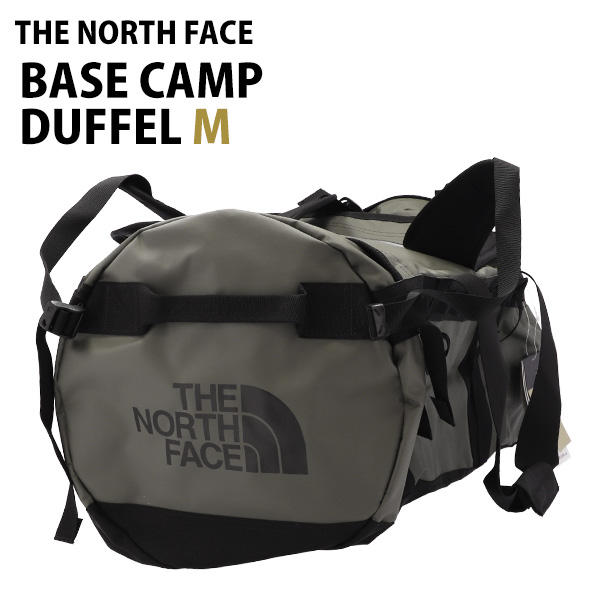 THE NORTH FACE ノースフェイス バックパック BASE CAMP DUFFEL M ベースキャンプ ダッフル 71L ニュートープグリーン×ブラック: