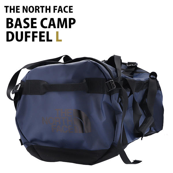 THE NORTH FACE ノースフェイス バックパック BASE CAMP DUFFEL L ベースキャンプ ダッフル 95L ネイビー×ブラック: