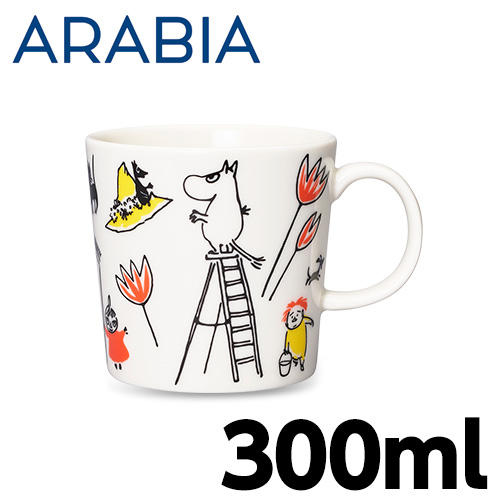 ARABIA アラビア Moomin ムーミン マグ ABC ムーミントロール 300ml Moomintroll マグカップ: