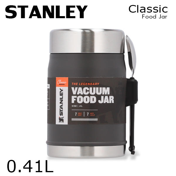 STANLEY スタンレー Classic Food Jar クラシック 真空フードジャー チャコール 0.41L 0.4QT: