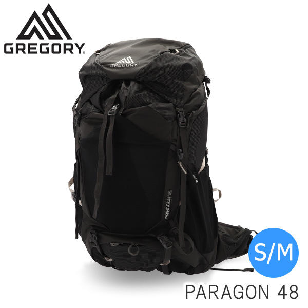 GREGORY グレゴリー バックパック PARAGON パラゴン 48 S/M (45L) バサルトブラック 1268442917: