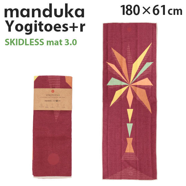Manduka マンドゥカ Yogitoes＋r Skidless ヨギトース＋r スキッドレス 3.0 Palm Geo パームゲオ 180cm×61cm:
