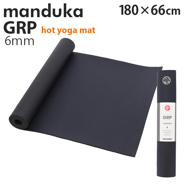 Manduka マンドゥカ GRP Hot Yogamat ジーアールピー ホットヨガマット Midnight ミッドナイト 6mm: