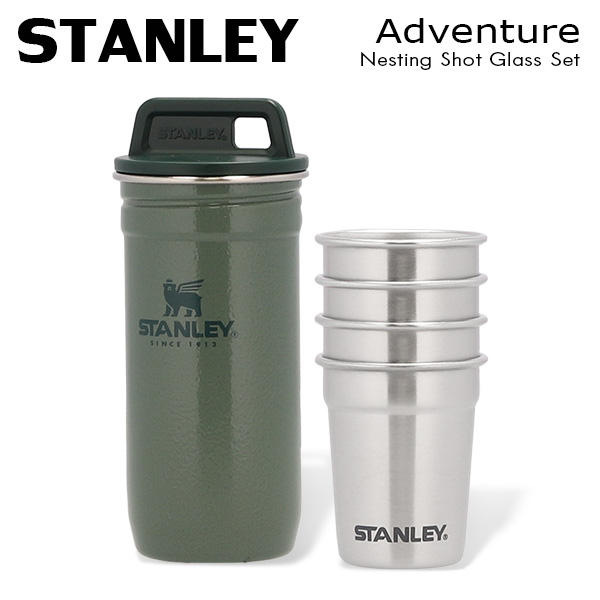 STANLEY スタンレー Adventure The Nesting Shot Glass Set アドベンチャー ネスティング ショットグラス セット ハンマートーングリーン: