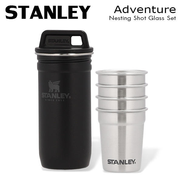 STANLEY スタンレー Adventure The Nesting Shot Glass Set アドベンチャー ネスティング ショットグラス セット マットブラック: