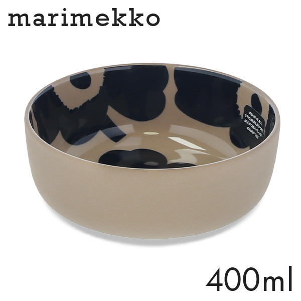 Marimekko マリメッコ Unikko ウニッコ ボウル 400ml テラ×ダークブルー: