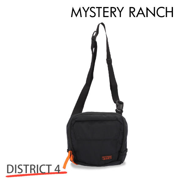 MYSTERY RANCH ミステリーランチ ショルダーバッグ DISTRICT 4 ディストリクト 4L BLACK ブラック: