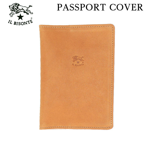 IL BISONTE イルビゾンテ CASE パスポートケース NATURAL ナチュラル NA178 SCA005 パスポートカバー PO0001: