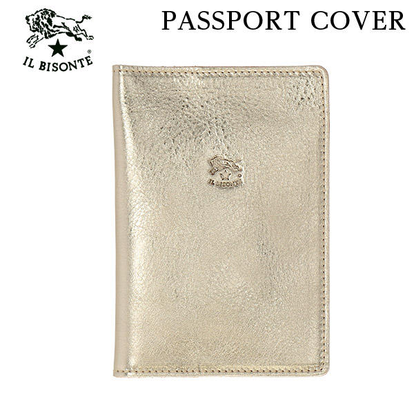 IL BISONTE イルビゾンテ CASE パスポートケース PLATINO プラチナ PL101 SCA005 パスポートカバー PVX012: