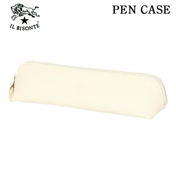 IL BISONTE イルビゾンテ PEN CASE レザーペンケース MILK ミルク WH176 SCA020 ペンケース PV0001: