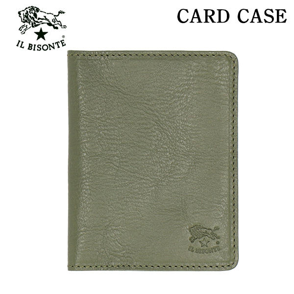 IL BISONTE イルビゾンテ CARD CASE カードケース CIPRESSO チプレッソ GR373 SCC003 PV0001: