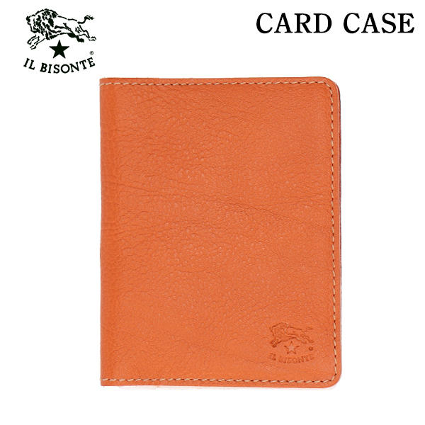 IL BISONTE イルビゾンテ CARD CASE カードケース CARAMEL キャラメル CA101 SCC003 PV0005:
