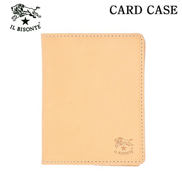 IL BISONTE イルビゾンテ CARD CASE カードケース NATURAL ナチュラル NA106 SCC003 PV0005: