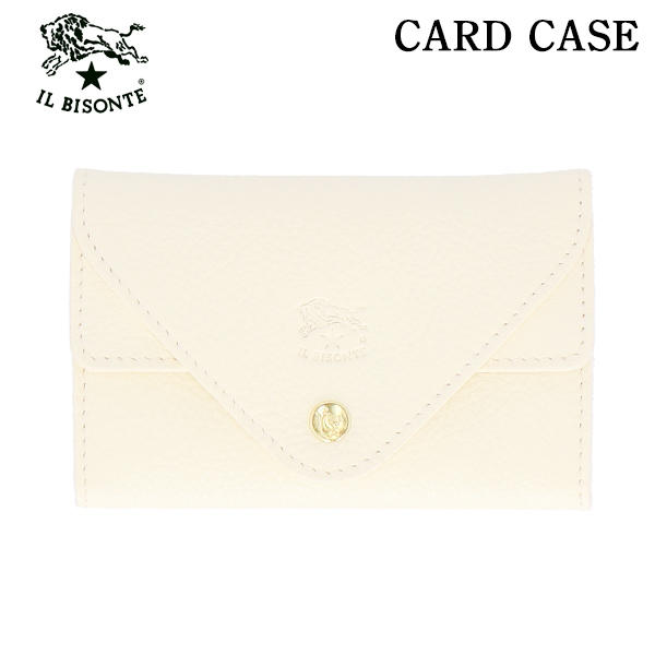IL BISONTE イルビゾンテ CARD CASE カードケース MILK ミルク WH176 SCC039 PV0001: