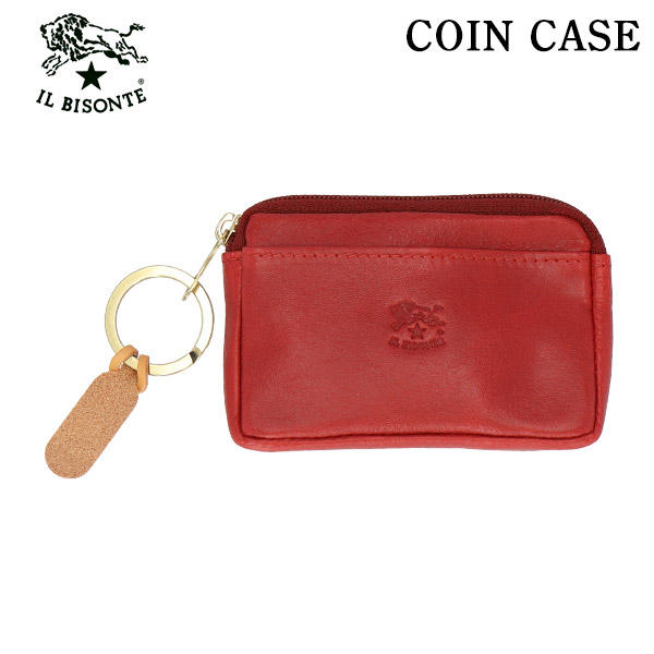 IL BISONTE イルビゾンテ COIN PURSE コインパース RED レッド RE155 SCP017 コインケース PV0005: