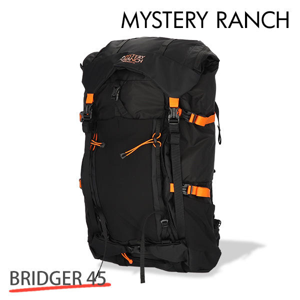 MYSTERY RANCH ミステリーランチ BRIDGER 45 MEN'S ブリッジャー メンズ M 45L Black ブラック バックパック デイパック: