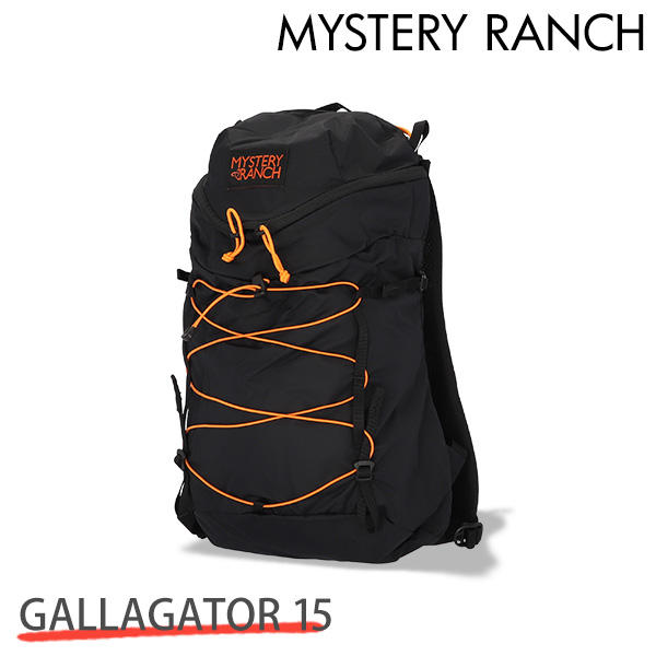 MYSTERY RANCH ミステリーランチ GALLAGATOR 15 ギャラゲーター S/M 15L Black ブラック バックパック デイパック: