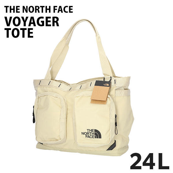 THE NORTH FACE ノースフェイス トートバッグ BASE CAMP VOYAGER TOTE ベースキャンプ ボイジャー トート 24L グラベル×ブラック: