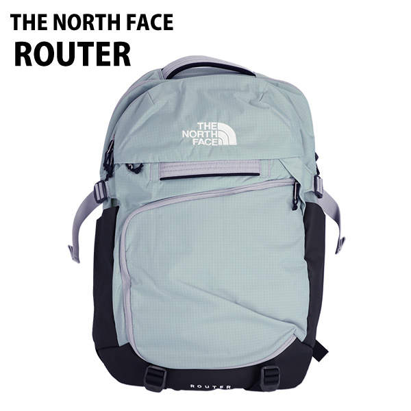 THE NORTH FACE ノースフェイス バックパック ROUTER ルーター 40L メルドグレイ×ブラック:
