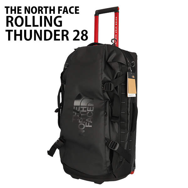 THE NORTH FACE ノースフェイス スーツケース BASE CAMP ROLLING THUNDER ベースキャンプ ローリングサンダー 28インチ ブラック×ホワイト: