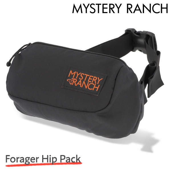 MYSTERY RANCH ミステリーランチ ウエストバッグ FORAGER Hip Pack フォーリッジャー ヒップパック 2.5L Black ブラック: