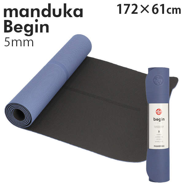 Manduka マンドゥカ Begin Yogamat ビギン ヨガマット MOON BLACK ムーンブラック 5mm:
