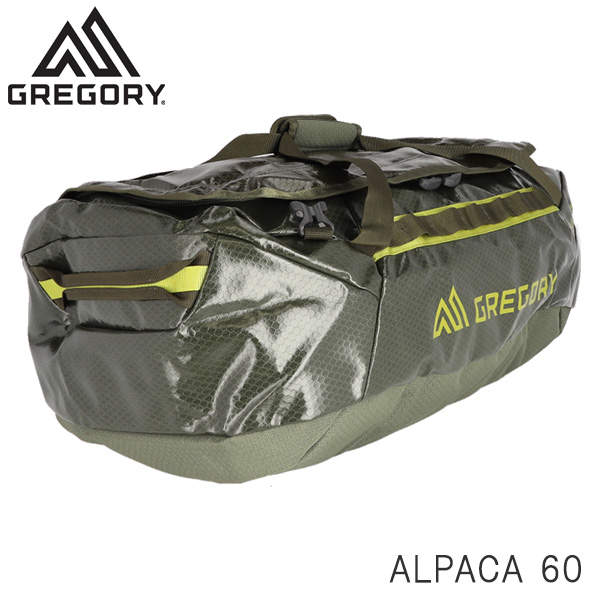 GREGORY グレゴリー ダッフルバッグ ALPACA アルパカ 60 60L ファーグリーン 147898A182: