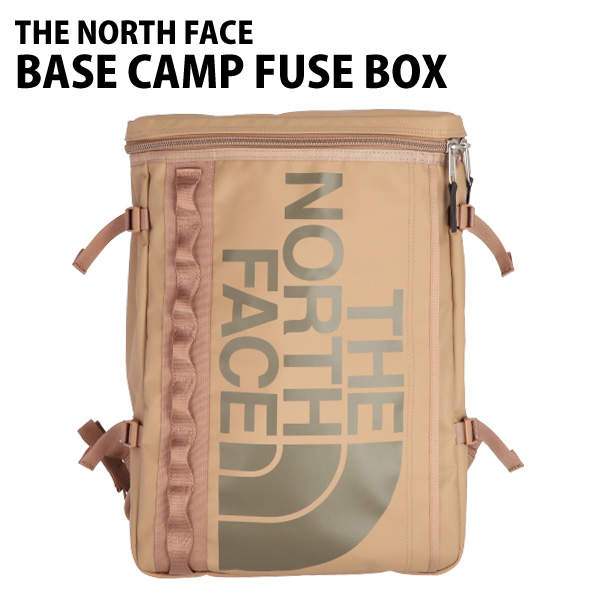 THE NORTH FACE ノースフェイス バックパック BASE CAMP FUSE BOX ベースキャンプ ヒューズボックス 30L ラテ×スモーキーブラウン: