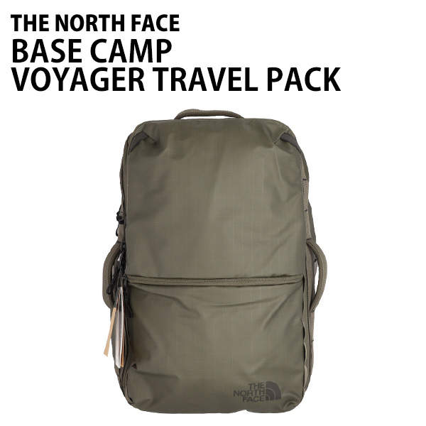 THE NORTH FACE ノースフェイス バックパック BASE CAMP VOYAGER TRAVEL PACK ベースキャンプ ボイジャー トラベルパック 35L ニュートープグリーン×ブラック: