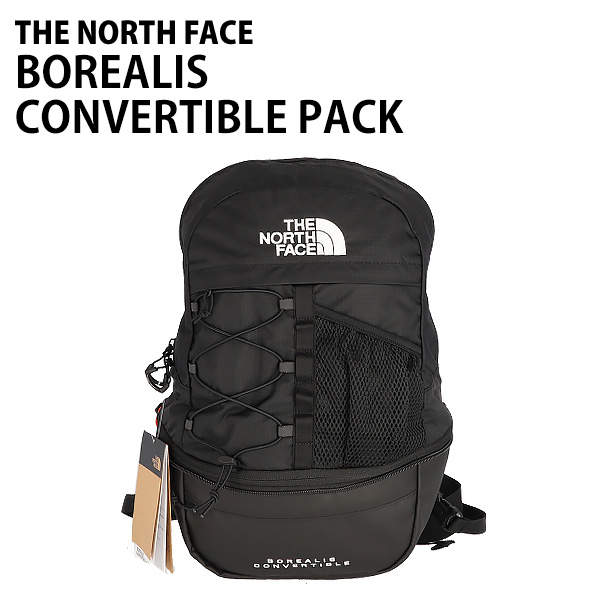 THE NORTH FACE ノースフェイス バックパック BOREALIS CONVERTIBLE BACKPACK ボレアリス コンパーチブル バックパック 17.5L ブラック: