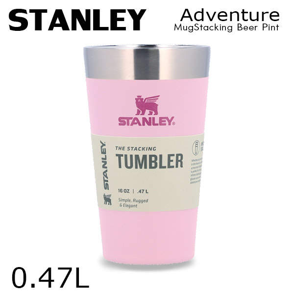 STANLEY スタンレー Adventure Stacking Beer Pint アドベンチャー スタッキング 真空パイント チェリーブロッサム 0.47L 16oz: