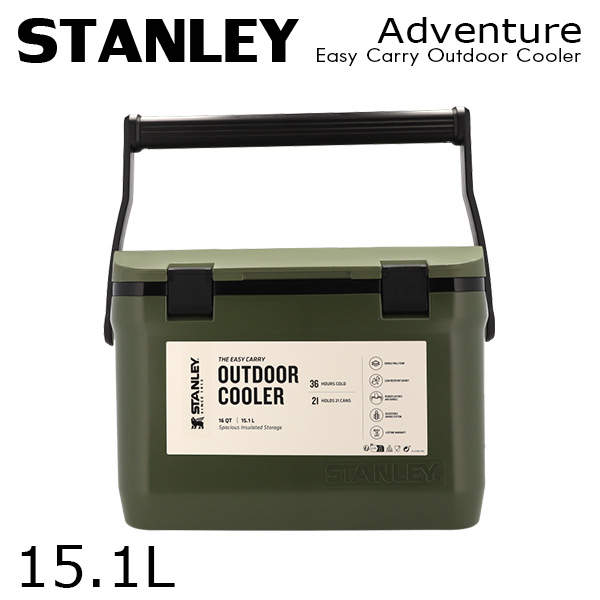 STANLEY スタンレー Adventure Easy Carry Outdoor Cooler アドベンチャー クーラーボックス ドライパイン 15.1L 16QT: