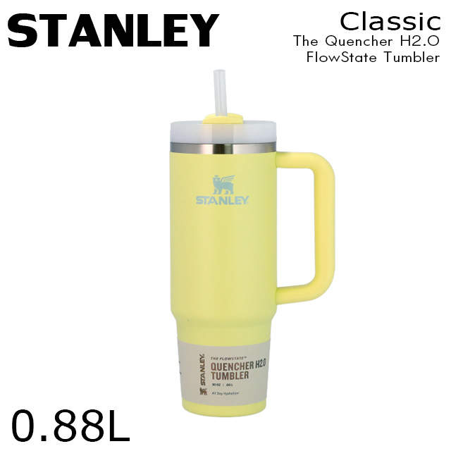 STANLEY スタンレー The Quencher H2.O FlowState Tumbler 真空 スリムクエンチャー ポメロ 0.88L 30oz: