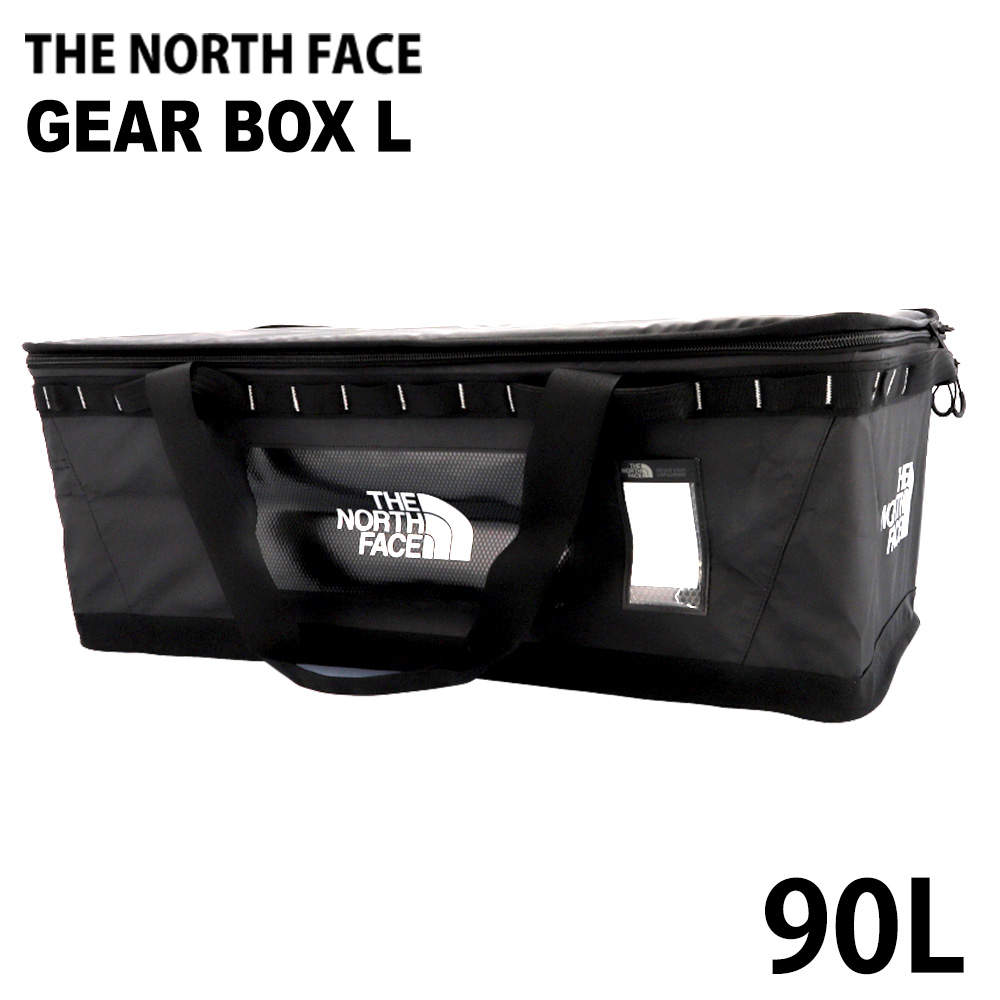 THE NORTH FACE ノースフェイス コンテナ BASE CAMP GEAR BOX L ベースキャンプ ギアボックス 90L ブラック: