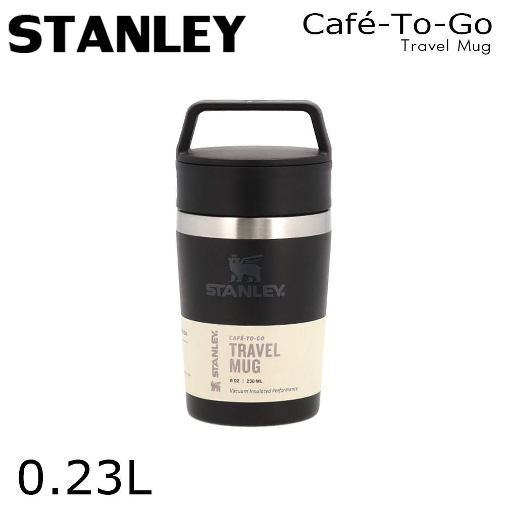 STANLEY スタンレー Cafe To Go Travel Mug カフェ トゥーゴー 真空マグ ブラック 0.23L: