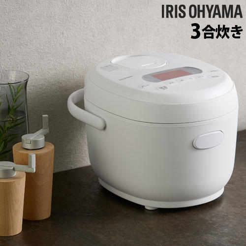 アイリスオーヤマ 炊飯器 マイコン炊飯ジャー 3合 ホワイト RC-MDA30-W: