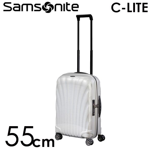 Samsonite スーツケース C-LITE Spinner シーライト スピナー 55cm オフホワイト 122859-1627:
