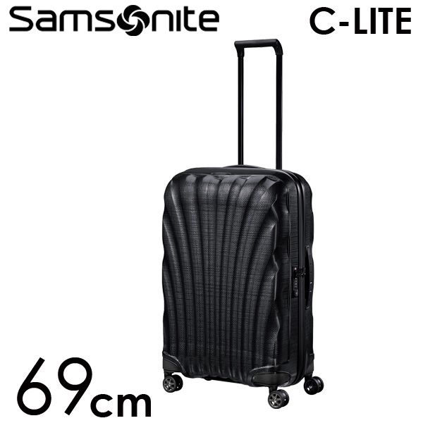 Samsonite スーツケース C-LITE Spinner シーライト スピナー 69cm ブラック 122860-1041: