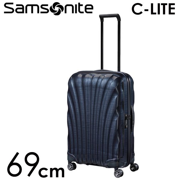 Samsonite スーツケース C-LITE Spinner シーライト スピナー 69cm ミッドナイトブルー 122860-1549: