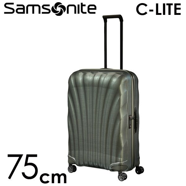 Samsonite スーツケース C-LITE Spinner シーライト スピナー 75cm メタリックグリーン 122861-1542【他商品と同時購入不可】: