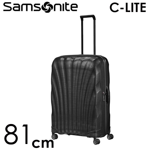 Samsonite スーツケース C-LITE Spinner シーライト スピナー 81cm ブラック 122862-1041【他商品と同時購入不可】: