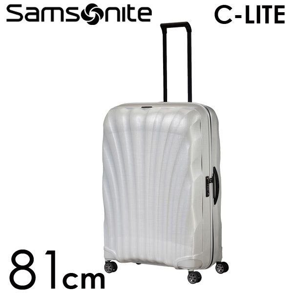 Samsonite スーツケース C-LITE Spinner シーライト スピナー 81cm オフホワイト 122862-1627【他商品と同時購入不可】: