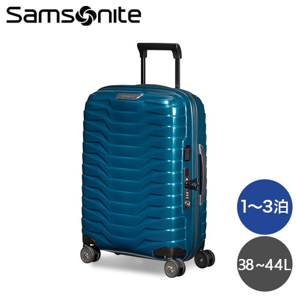 Samsonite スーツケース PROXIS SPINNER プロクシス スピナー 55×40×20cm EXP ペトロブルー 126035-1686:
