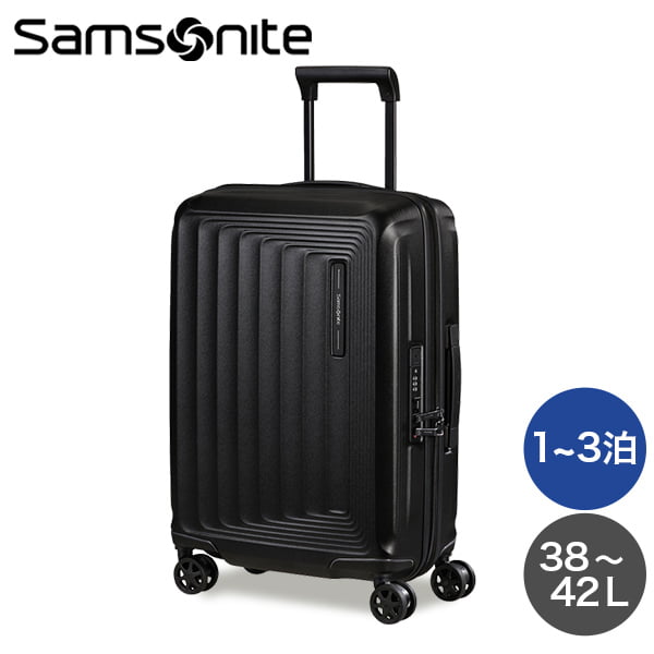 Samsonite スーツケース Nuon Spinner ヌオン スピナー 55cm EXP マットグラファイト 134399-4804: