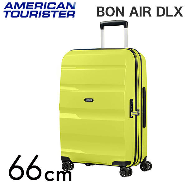 Samsonite スーツケース American Tourister Bon Air DLX アメリカンツーリスター ボン エアー DLX 66cm EXP ブライトライム 134850-8597: