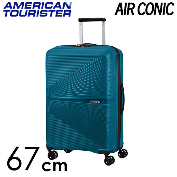 Samsonite スーツケース American Tourister AIRCONIC アメリカンツーリスター エアーコニック 67cm ディープオーシャン 128187-6613:
