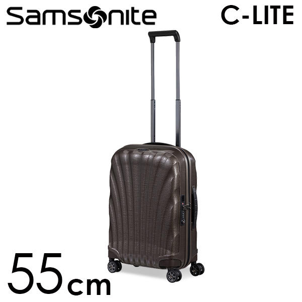 Samsonite スーツケース C-LITE Spinner シーライト スピナー 55cm ウォルナット 122859-1902: