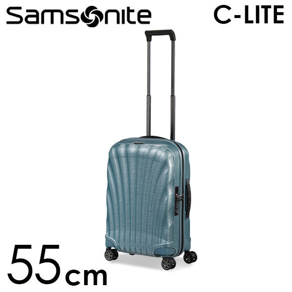 Samsonite スーツケース C-LITE Spinner シーライト スピナー 55cm アイスブルー 122859-1432: