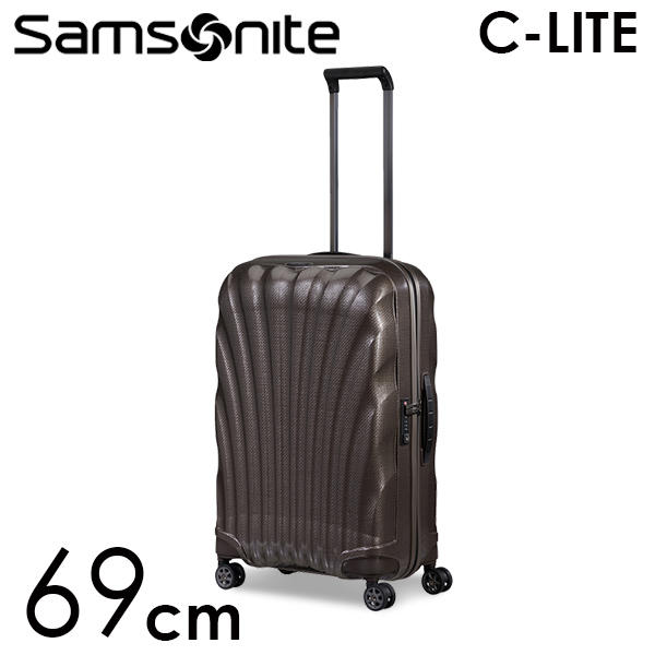Samsonite スーツケース C-LITE Spinner シーライト スピナー 69cm ウォルナット 122860-1902: