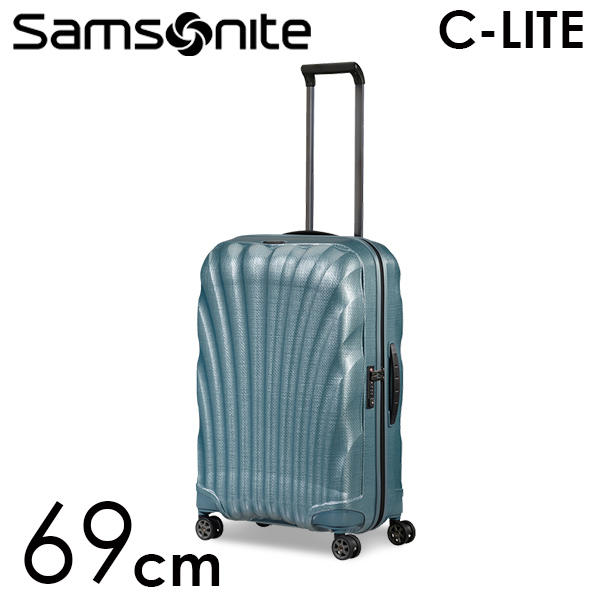 Samsonite スーツケース C-LITE Spinner シーライト スピナー 69cm アイスブルー 122860-1432: